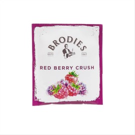 Brodies Red Berry Crush Tag and Envelope - 1 Dispenser box of 250 tea bags - A mix of Berries and Fruits for an Infusion with a superb Aroma, Caffeine Free