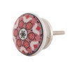 Knober Set of 10 Ceramic Furniture Knobs Mandala Energy Shabby-Chic