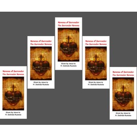 5Pack Novena of Surrender to the Will of God Trifold Holy Card