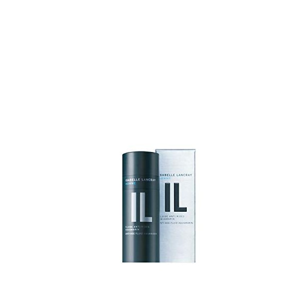 Isabelle Lancray Men's Anti-Ageing Cream "Anti-Rides Aquamarine" I Face Cream for Men I Face Serum Against Eye Lines Tired Complexion and Wrinkles 50 ml