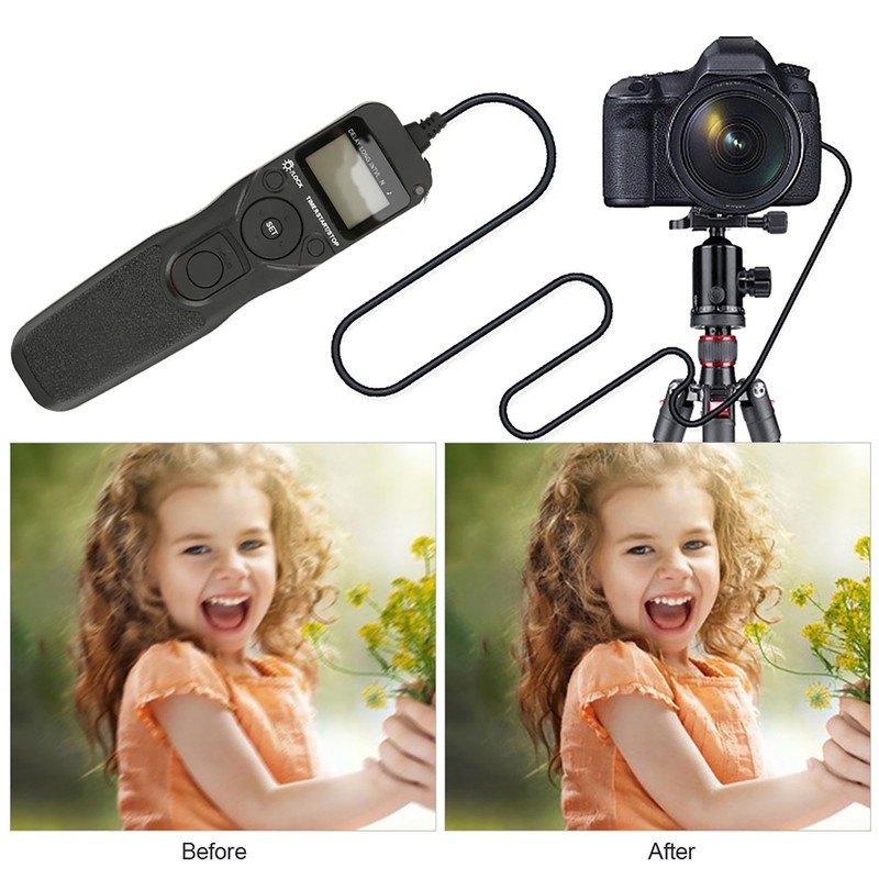 RM VPR1 Camera Photography Shutter Release Timing Remote Control for