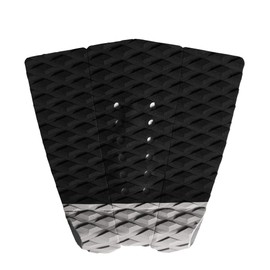 Abahub 3 Piece EVA Surfboard Deck Traction Pads with Kicker for Stomp Skimboards, Surf Boards, Funboard, Fish Board, Gray