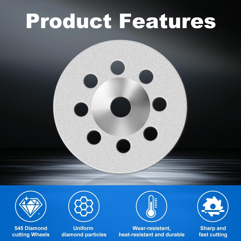 FFyeiiy 20PCS Premium 545 Diamond Cutting Wheel, Cut Off Discs