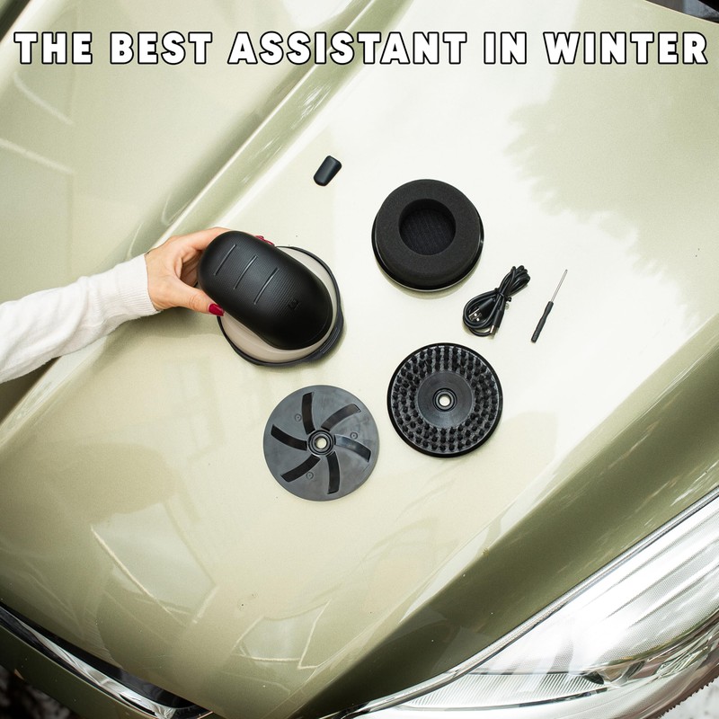 ZONETECH Electric Ice Scraper for Car Windshield, Electric Snow Scraper