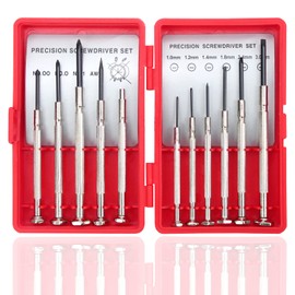 11PCS Mini Precision Screwdriver Set, Small Screwdriver Set for Electronics, Toys, Computer, Watch Repair, Upgrade Red Box Tougher