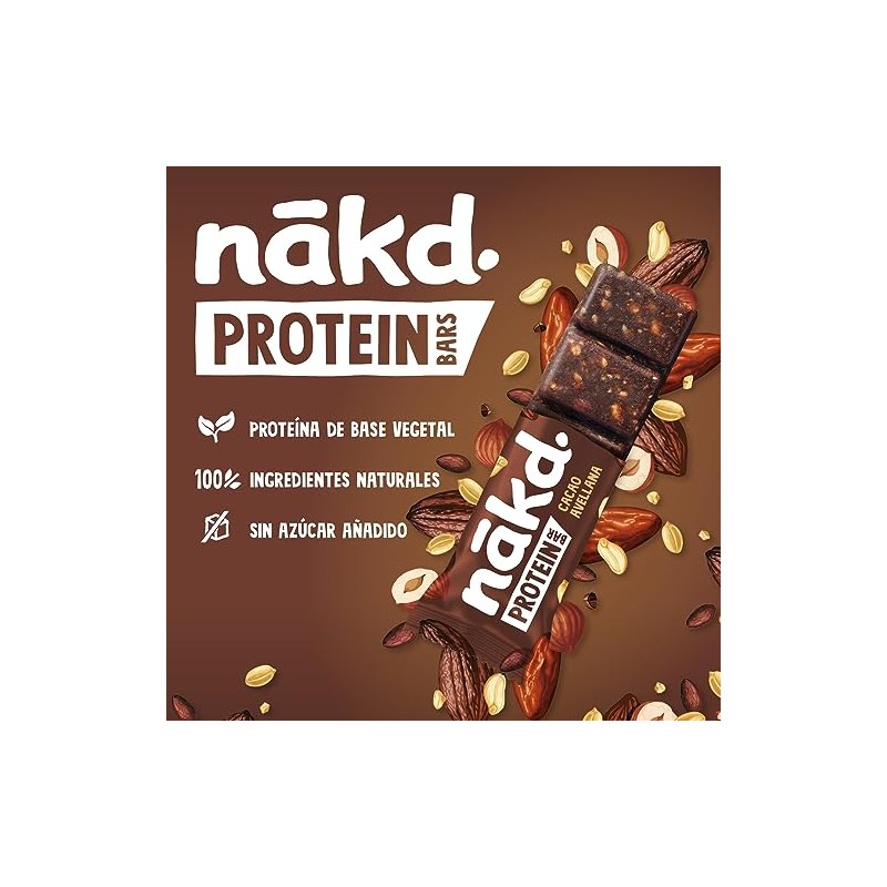 Nākd. Protein Pack Multisabores | Barritas Raw | 12 x
