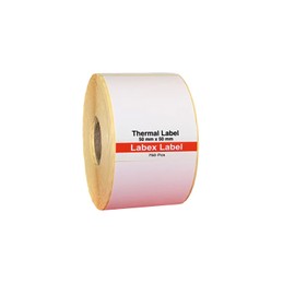 Labex Label - Thermal Labels 50 x 50 mm | Zebra Labels - on Roll; 750 Pieces - Direct Thermal Labels - 1 Roll ;750 Thermo Label Barcode/Address