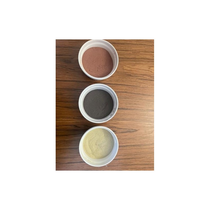 Kit de Arcillas Cosméticas Naturales | Verde, Barro Rojo y