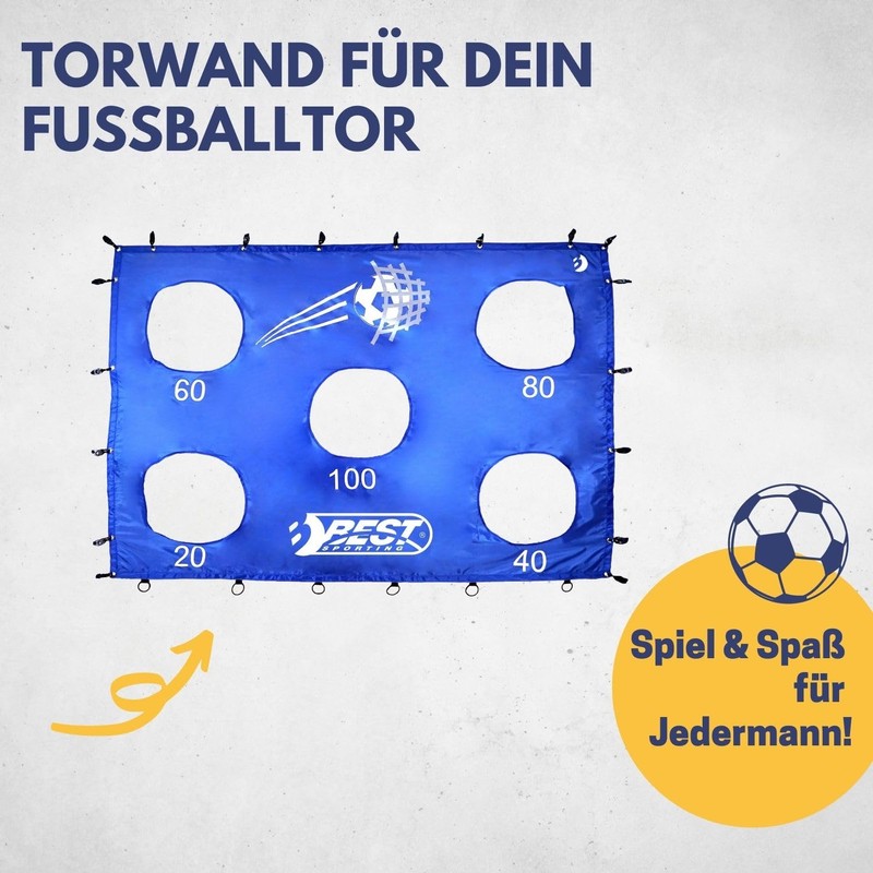 Best Sporting football goal wall set