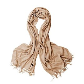 CYZLANN Women's Scarves Soft Shawls and Wraps Cashmere Feel Scarfs for Women and Men, Khaki, One Size