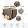 Laolitou Rectangle Tablecloth Linen Waterproof Textured Table Cloth, Washable Wrinkle