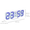ZAZ dtokei-003 Digital LED Watch, 3D Digital Alarm Clock (Main