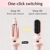 Sfozstra 3-in-1 Automatic Curling Iron & Straightening Brush
