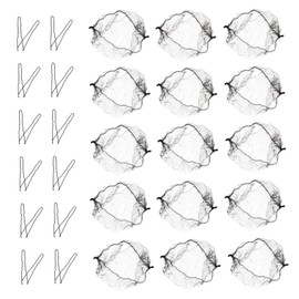 VICASKY 1set Elastic Mesh Hair Nets for Women Food Service Workers Dancers Comfortable Hair Bun Covers for Hairstyles Breathable