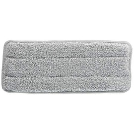 Iris Ohyama FLMO-K1P Floor Mop, White, Width 10.2 x Depth 3.9 x Height 0.4 inches (26 x 10 x 1 cm), Replacement Mop for Flat Mops