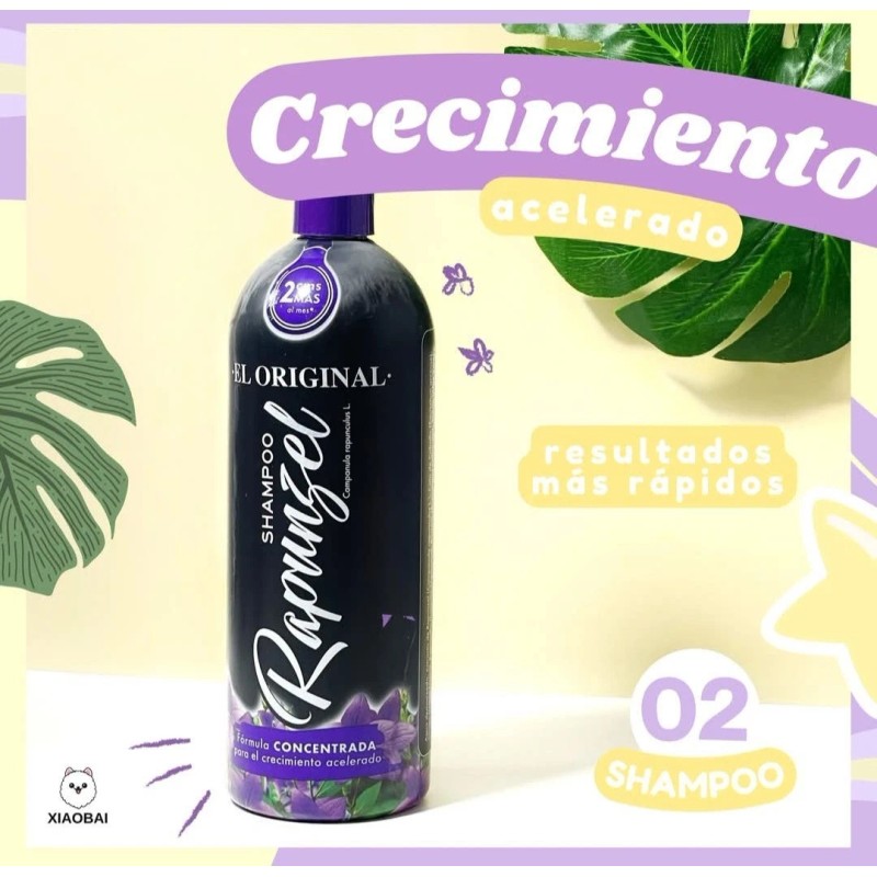 Rapuzel Shampoo Rapunzel Fast Growth Hair Crecimiento Acelerado Original 1