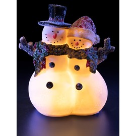 VP Home Snowman Couple Glowing LED Holiday Light