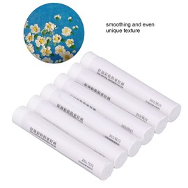 Zerodis White Oil Pastel Set, 6 Pieces, Unique Texture, Soft Artistler White Oil Pastel Dry Chalk Set, Painting, Art Accessories for Professional Drawing Art