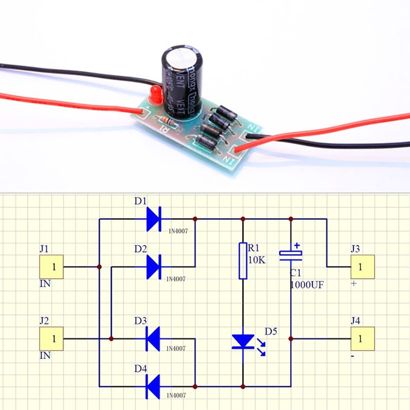 3Pcs AC-DC Converter 6V 12V 24V to 12V 6V Full