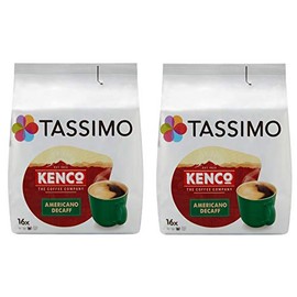 Tassimo T Discs Kenco Americano Decaf (2 Pack, 32 T Discs/pods), 32 Servings