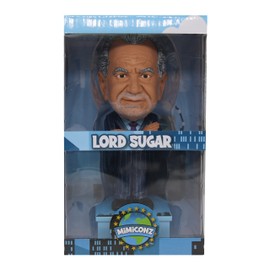 Mimiconz Figurines Business Icons Collection Lord Alan Sugar. 20cm high. Lifelike character, hand-painted novelty gift