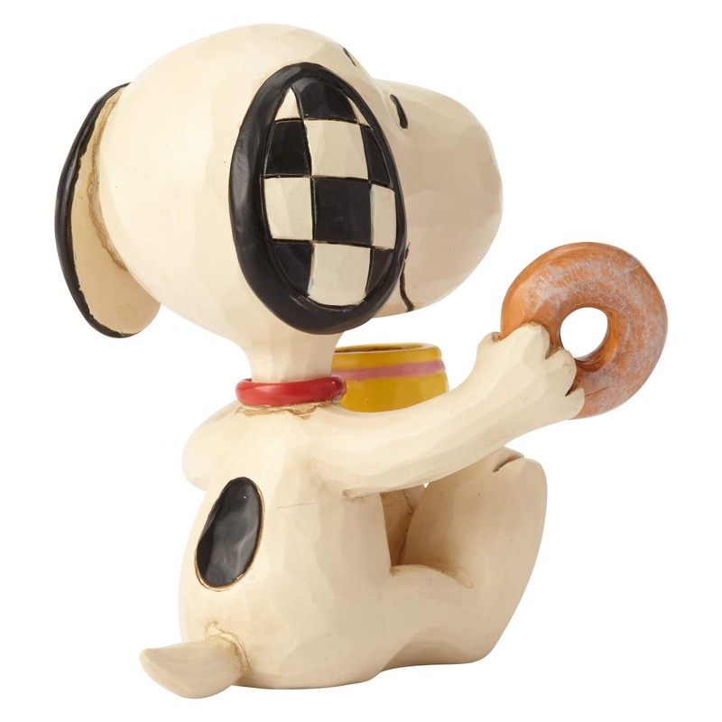 Enesco Peanuts by Jim Shore Snoopy Donuts and Coffee Miniature