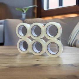 Premium Heavy Duty Packaging Premium Tape Clear Designed For Moving Boxes 6-Pc Pack