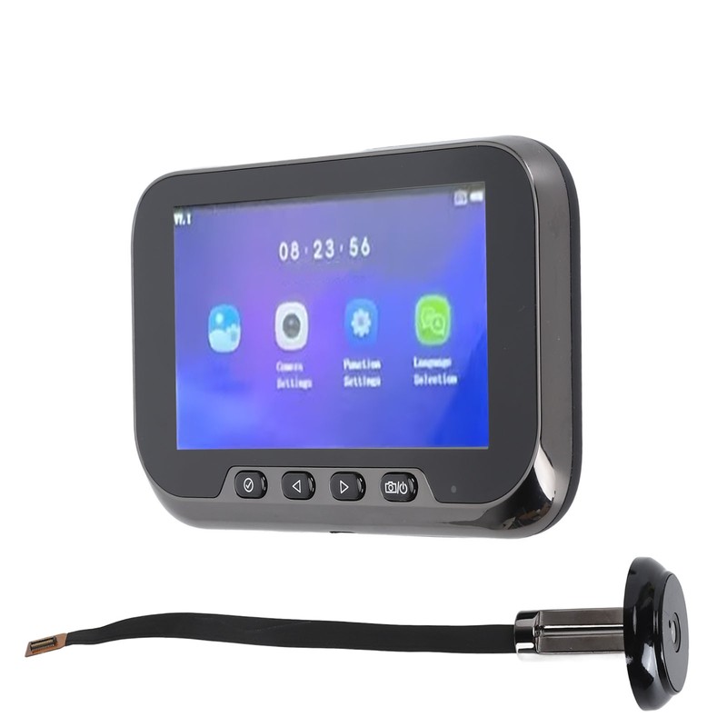 Visual Doorbell Camera with 4.5 Inch Screen Motion Detection 1080P