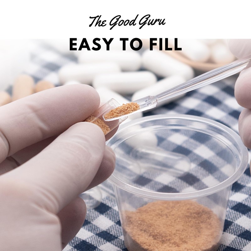White Size 00 Empty Capsule -1000 Capsules | Tapioca Plant