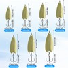 5pcs Fishing Spoon Lures Spinners Baits Hard Metal Jigs Spoon