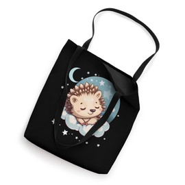 Sleepy Hedgehog Sleepy Animal Napping Sleeping Hedgehog Tote Bag