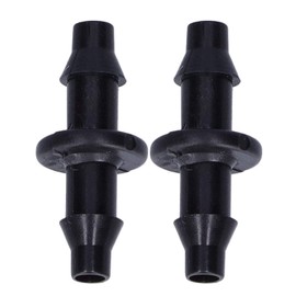 Pack of 100 Micro Drip System Connectors, 4/7 Double Plug Connector for Pipe Extension, Garden Hose Irrigation Connection Kit, Efficient Accessories for Easy