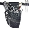 Hairdressing Scissor Pouch by Kassaki Black Check Tool Belt Bag