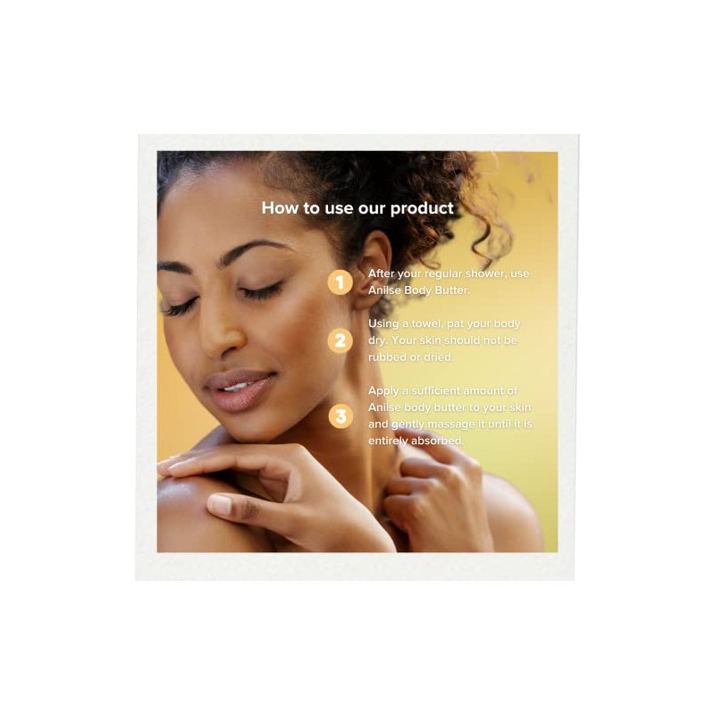 Aniise- Crema corporal Fleur con colágeno para una piel radiante,