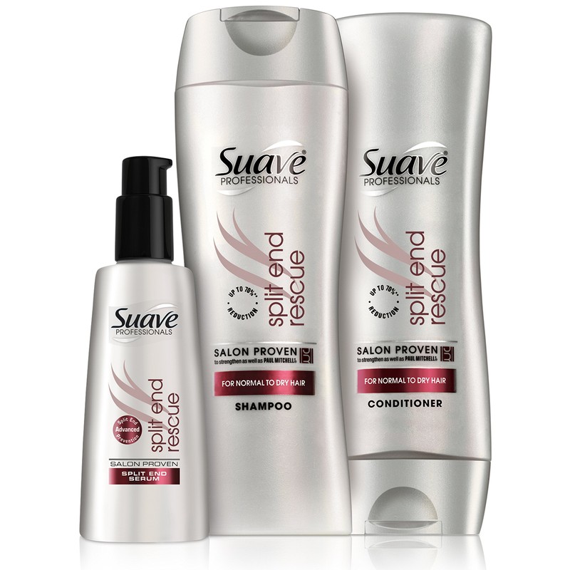 Suave Professionals Hair Serum, Split End Rescue, 3 Ounce