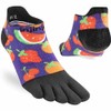 Injinji Women's Spectrum Run Lightweight No-show Sweet Socks, multicoloured