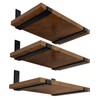 LEOPO 8 inch Shelf Bracket for DIY Floating Shelf, 1/5