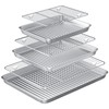 Baking Sheet with Wire Rack Set: 3 Baking Pans +