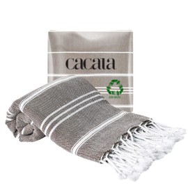 Toalla de cara a mano turca Pestemal 58,42 cm x 91,44 cm Fouta cocina bosphorusuk cuidado del bebé por Cacala marrón claro