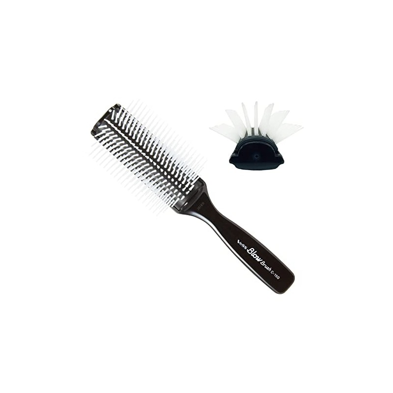 VeSS C-150 Blow Brush Black Hair Brush 1 Piece