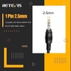 Retevis RB48 Walkie Talkie Headset with Mic 1 Pin 2.5mm,