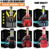 STONEBANKS 9005 9006 LED Headlights Kit Combo Bulbs 6500K High