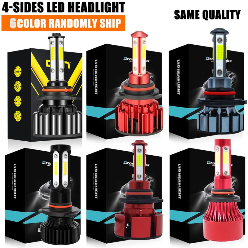 STONEBANKS 9005 9006 LED Headlights Kit Combo Bulbs 6500K High