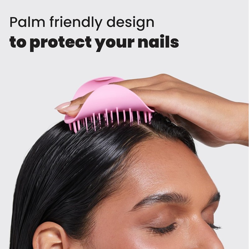 Tangle Teezer The Scalp Exfoliator & Massager, Pretty Pink
