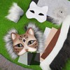 Seenelling 23 Pcs DIY Therian Mask Kit Blank Cat Mask