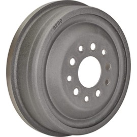 Speedway Motors 11 Inch Brake Drum for 9 Inch Axles, Dual 4.5x5 and 4.75x5 Bolt Patterns, Fits 2.25 Inch Brake Shoes with 2.77 Inch Center Register, Replacement Drum