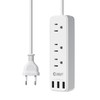 European Travel Plug Adapter, Unidapt International Power Strip, US to