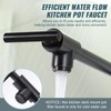 Brass Folding Pot Filler - Deck Mount Faucet for Kitchen