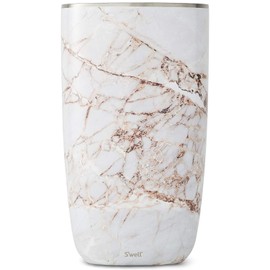 S'well Stainless Steel Wine Chiller - 750ml - Calacatta Gold - Triple-Layered Vacuum-Insulated Container Designed to Keep Bottles Colder for Longer - BPA-Free Designer Barware Accessories