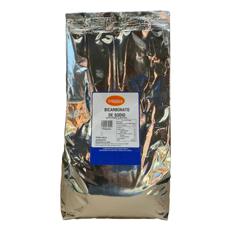Bicarbonato De Sodio Grado Alimenticio Usp 5 Kg Alta Calidad